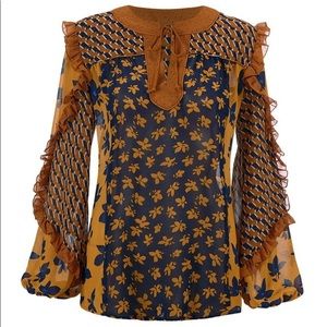 🌸 Cabi Harmony Blouse Fall 2020 Small NWT